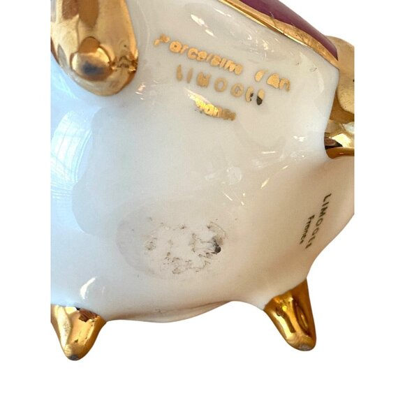 Vintage Limoges France Trinket Box Victorian Chair Porcelain Collectible - Picture 6 of 10